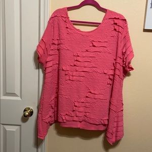 Salmon blouse